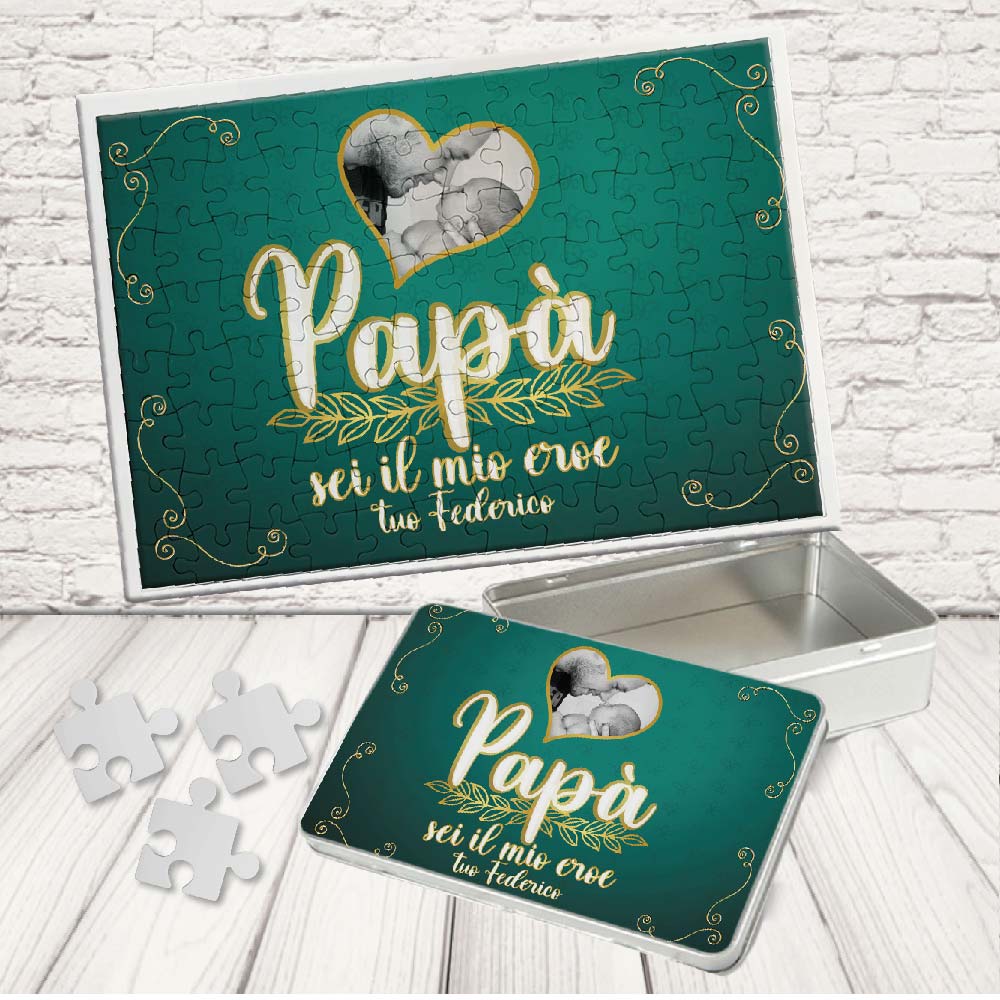 KIT PUZZLE ''DAD MIO EROE'