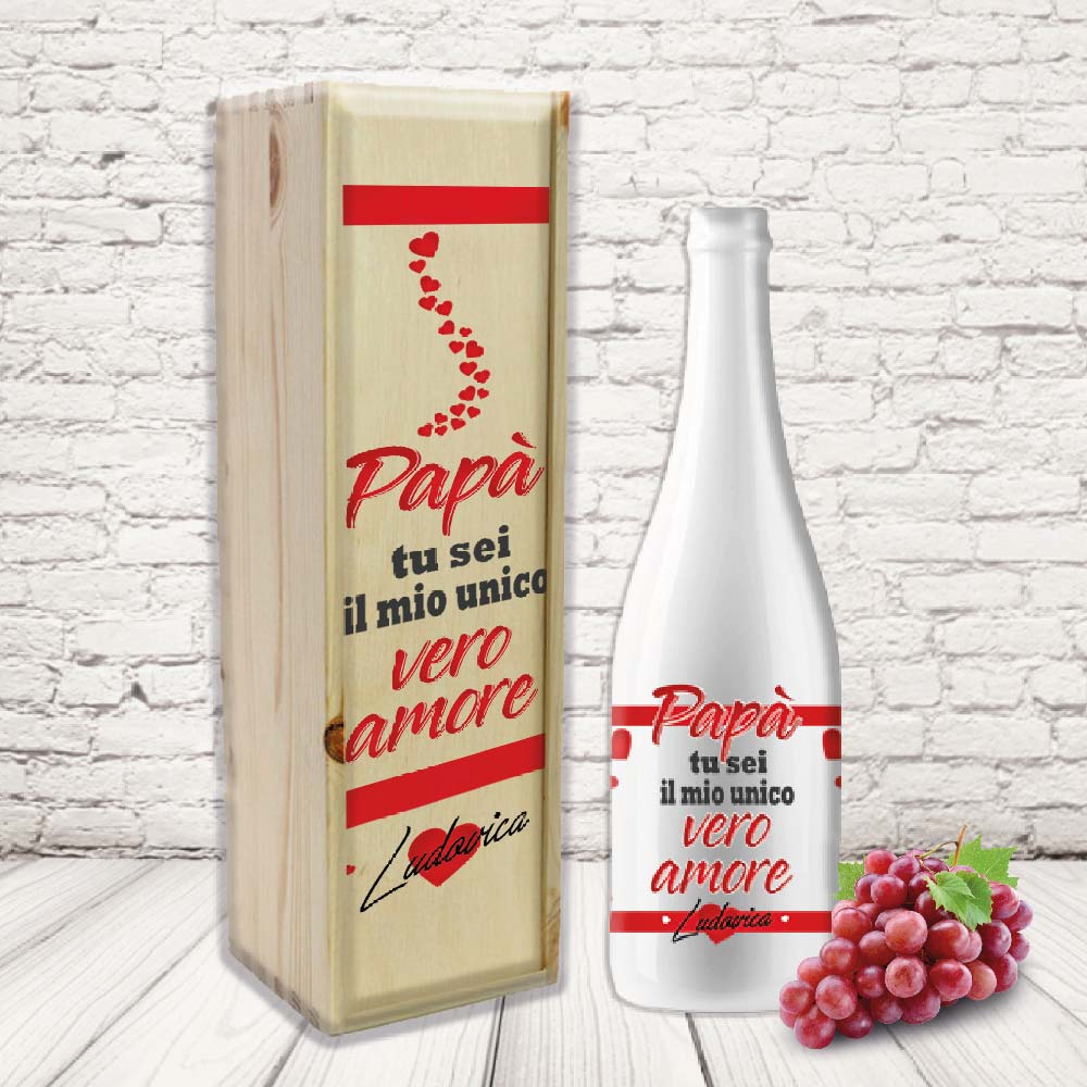 KIT VINO ''UNICO VERO AMORE''