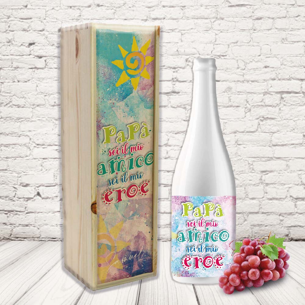KIT VINO ''DAD AMICO DAD EROE''