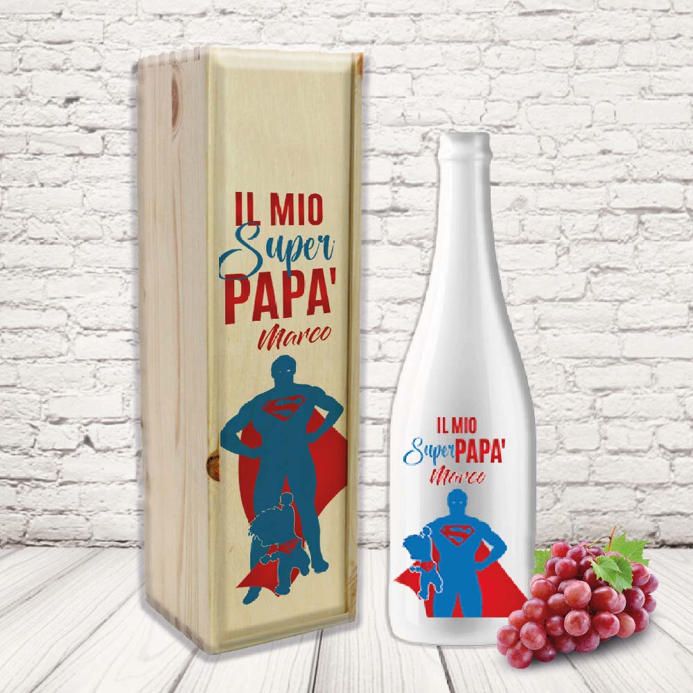 KIT VINO ''DAD SUPER EROE''