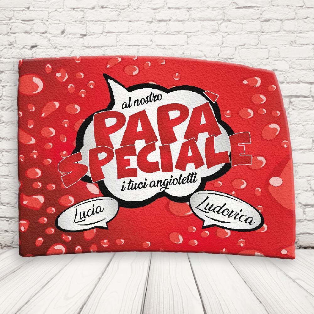 tovaglietta ''DAD VIGNETTE ROSSE''