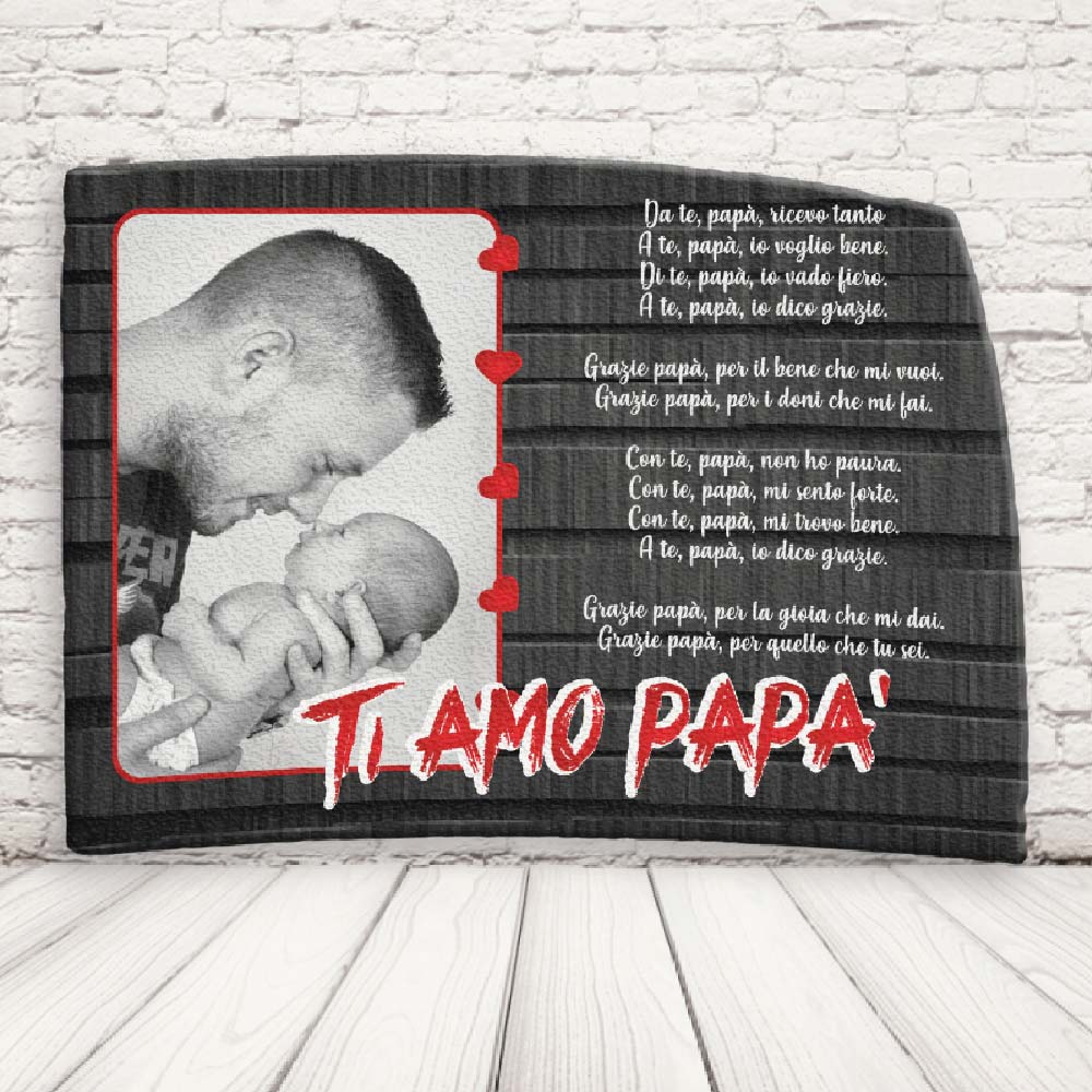 tovaglietta ''DAD MATTONI FOTO'