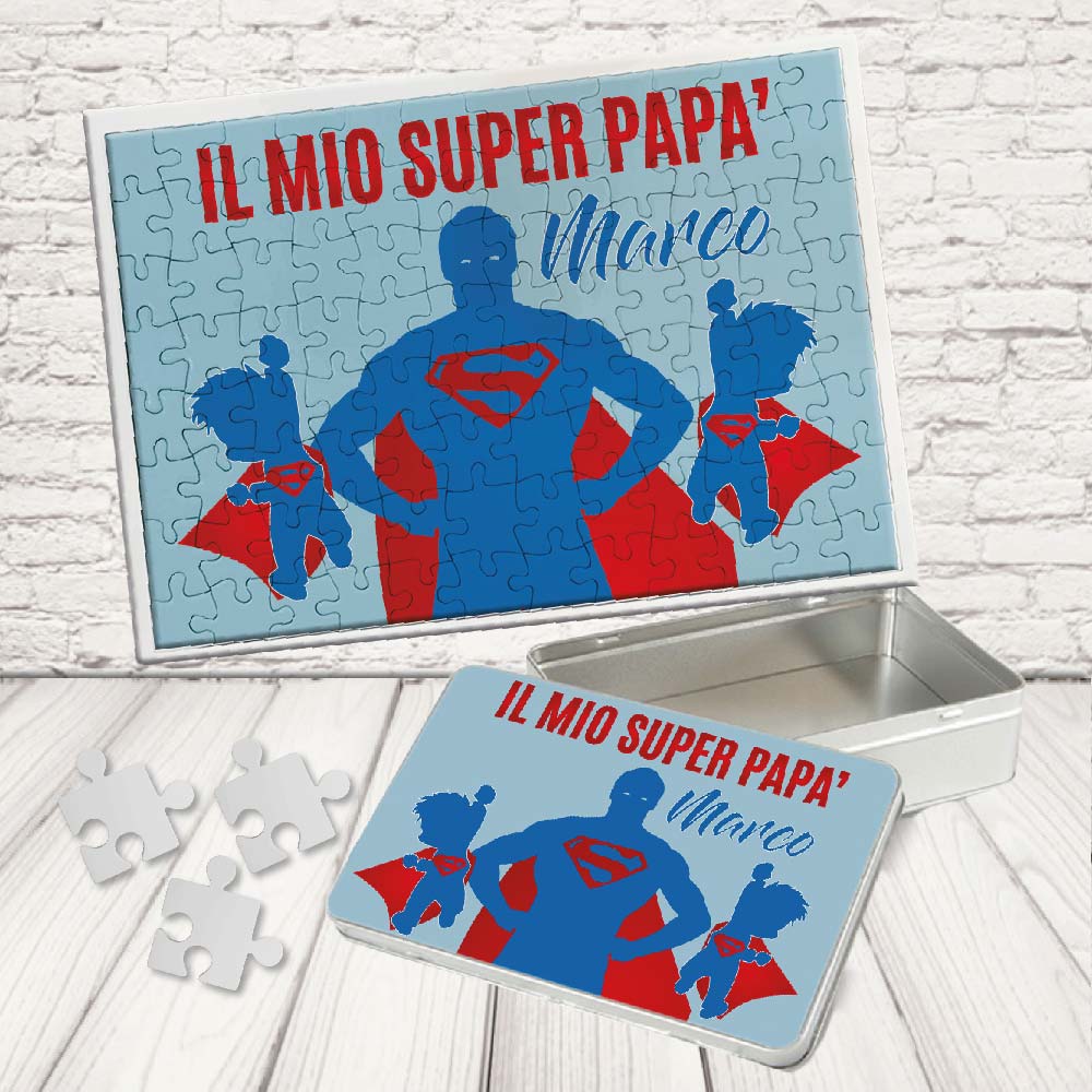 KIT PUZZLE ''DAD SUPER EROE''