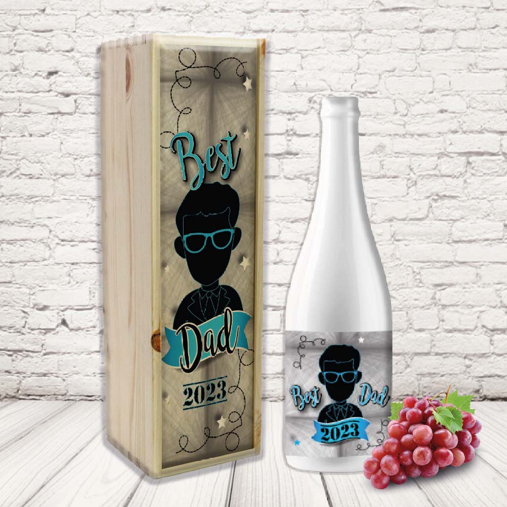 KIT VINO ''BEST DAD OCCHIALI''