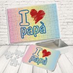 KIT PUZZLE ''DAD LOVE CUORE''