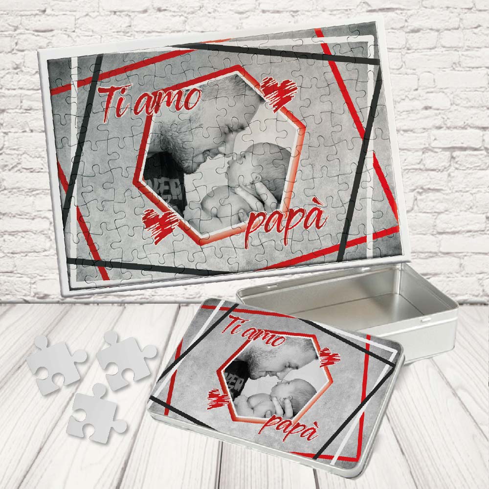 KIT PUZZLE ''DAD CORNICE ROSSA''