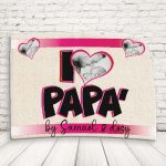 tovaglietta ''LOVE DAD ROSA''