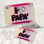 KIT PUZZLE ''I LOVE DAD ROSA''