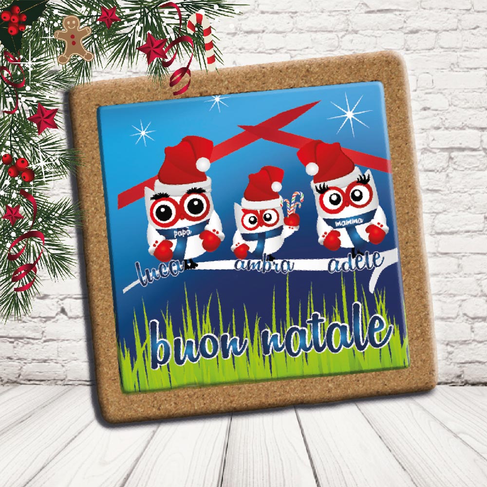 SOTTO PENTOLA ''GUFETTI FAMILY'' QUADRATO