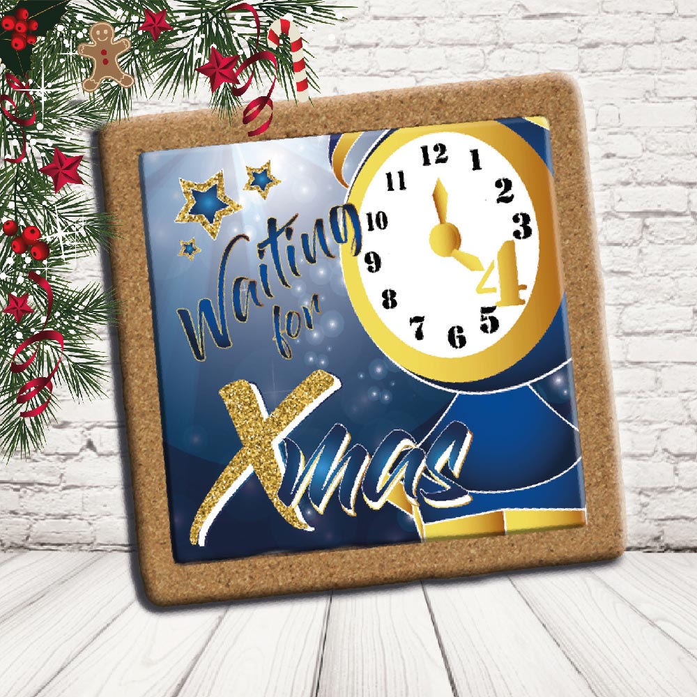 SOTTO PENTOLA ''XMAS TIME'' QUADRATO