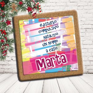 SOTTO PENTOLA ''DISTURBO COMPULSIVO NATALIZIO'' QUADRATO