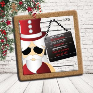 SOTTO PENTOLA ''BABBO RICERCATO '' QUADRATO