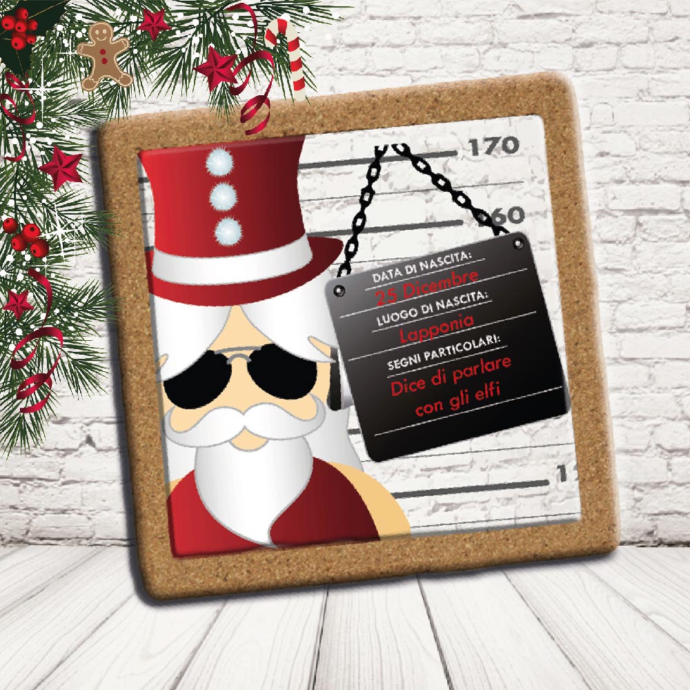 SOTTO PENTOLA ''BABBO RICERCATO '' QUADRATO