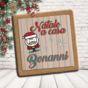 SOTTO PENTOLA 'BABBO CARTOON '' QUADRATO