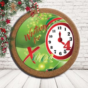 SOTTO PENTOLA 'XMAS VERDE '' CERCHIO