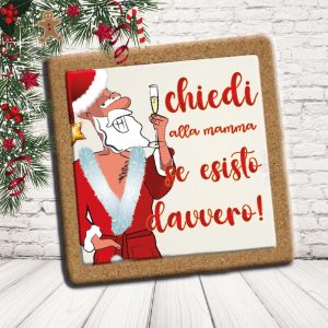 SOTTO PENTOLA ''CHIEDI ALLA MAMMA'' QUADRATO