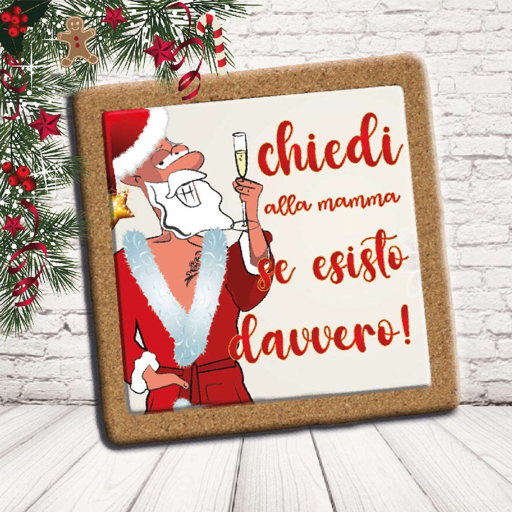 SOTTO PENTOLA ''CHIEDI ALLA MAMMA'' QUADRATO