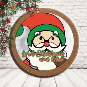 SOTTO PENTOLA ''LORD CHRISTMAS'' CERCHIO