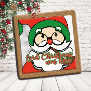 SOTTO PENTOLA ''LORD CHRISTMAS'' QUADRATO