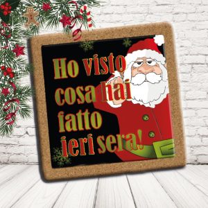 SOTTO PENTOLA ''HO VISTO COSA HAI FATTO'' QUADRATO