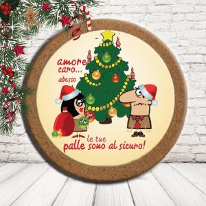 SOTTO PENTOLA ''PALLE AL SICURO'' CERCHIO