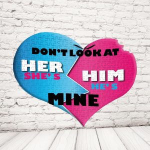 ''DONT LOOK'' PUZZLE CUORE