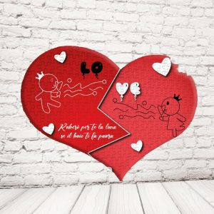 ''LOVE PALLONCINO'' PUZZLE CUORE