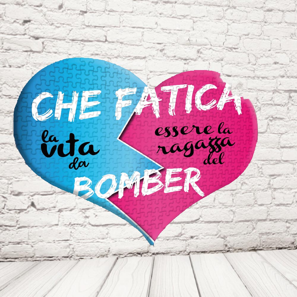 ''VITE DA BOMBER '' PUZZLE CUORE