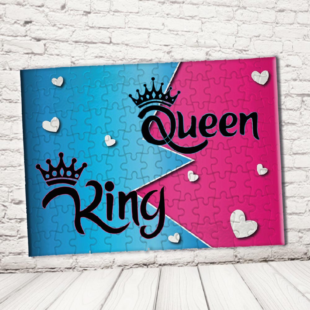 ''KING AND QUEEN CORONA'' PUZZLE RETTANGOLO