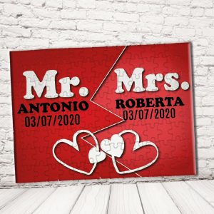 ''MR AND MRS DATA'' PUZZLE RETTANGOLO