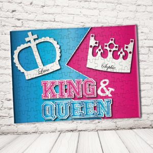 ''kind AND QUEEN REALI'' PUZZLE RETTANGOLO