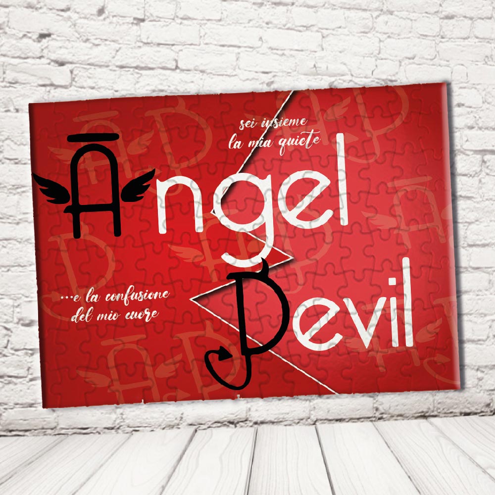 ''ANGEL E DEVIL'' PUZZLE RETTANGOLO