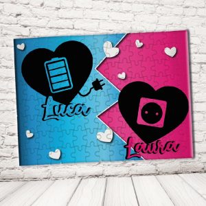 ''AMORE RICARICA'' PUZZLE RETTANGOLO