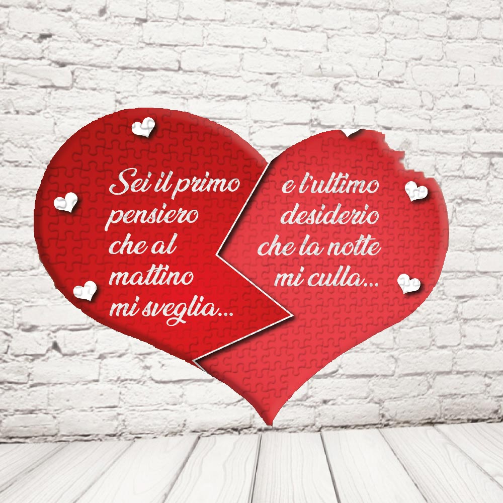 ''PRIMO PENSIERO'' PUZZLE CUORE