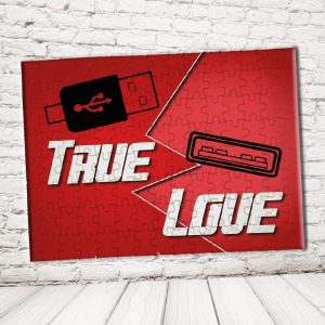 ''TRUE LOVE '' PUZZLE RETTANGOLO