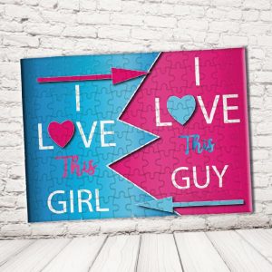 ''LOVE THIS GUY '' PUZZLE RETTANGOLO