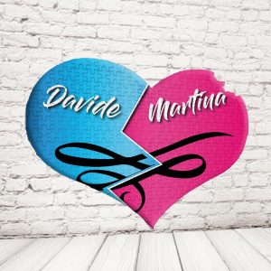 ''LOVE NOMI '' PUZZLE CUORE