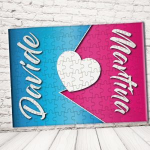 ''LOVE NOMI '' PUZZLE RETTANGOLO