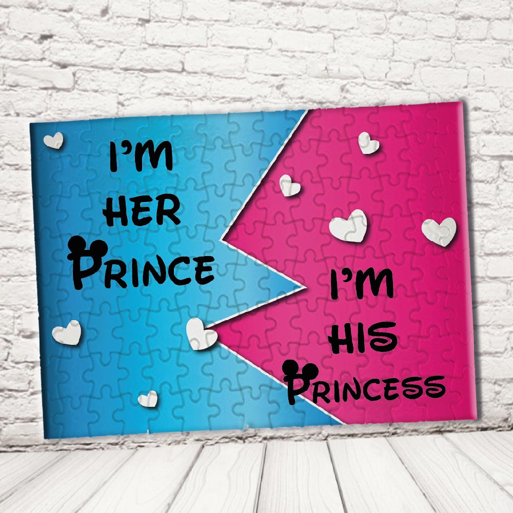 ''PRINCE AND PRINCESS DISNEY'' PUZZLE RETTANGOLO