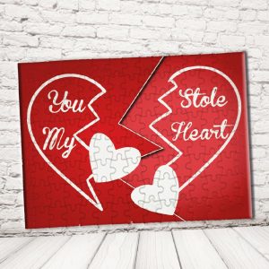 ''YOU STOLE MY HEARTH'' PUZZLE RETTANGOLO