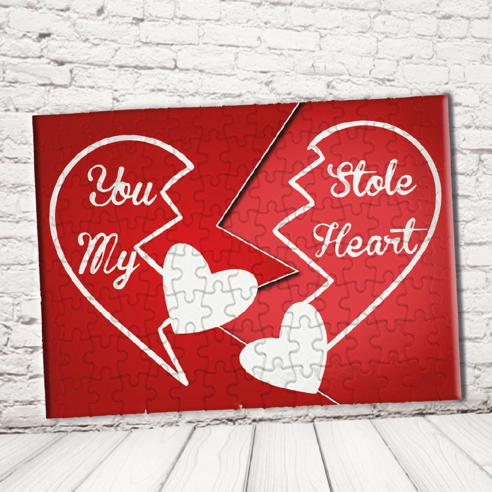 ''YOU STOLE MY HEARTH'' PUZZLE RETTANGOLO