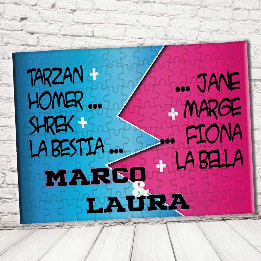 ''LISTA NOMI'' PUZZLE RETTANGOLO