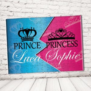 ''PRINCE AND PRINCESS NOMI'' PUZZLE RETTANGOLO