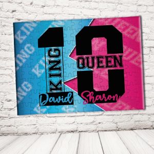 ''KING AND QUEEN NUMERO'' PUZZLE RETTANGOLO