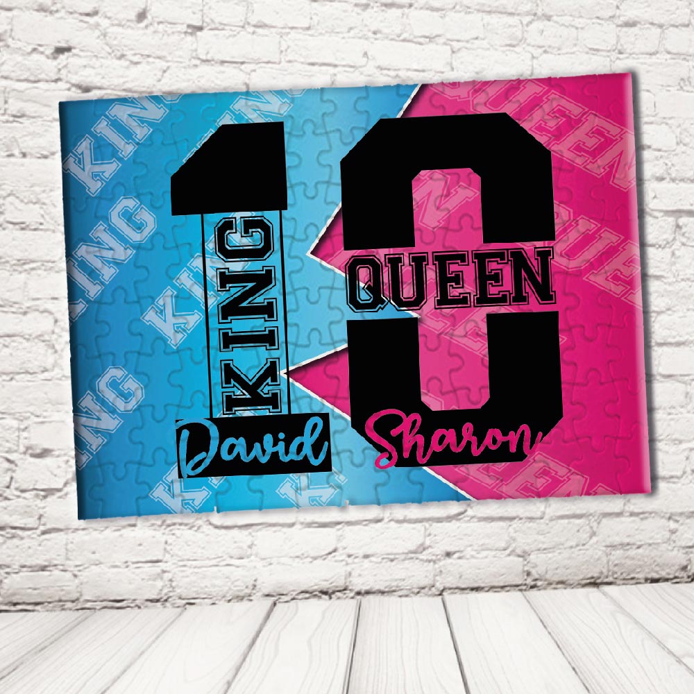''KING AND QUEEN NUMERO'' PUZZLE RETTANGOLO