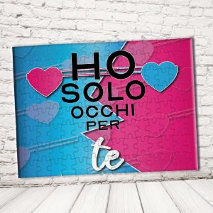 ''SOLO OCCHI PER TE'' PUZZLE RETTANGOLO