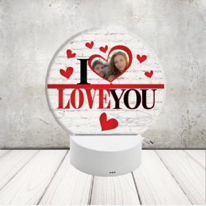 led love you murales cerchio