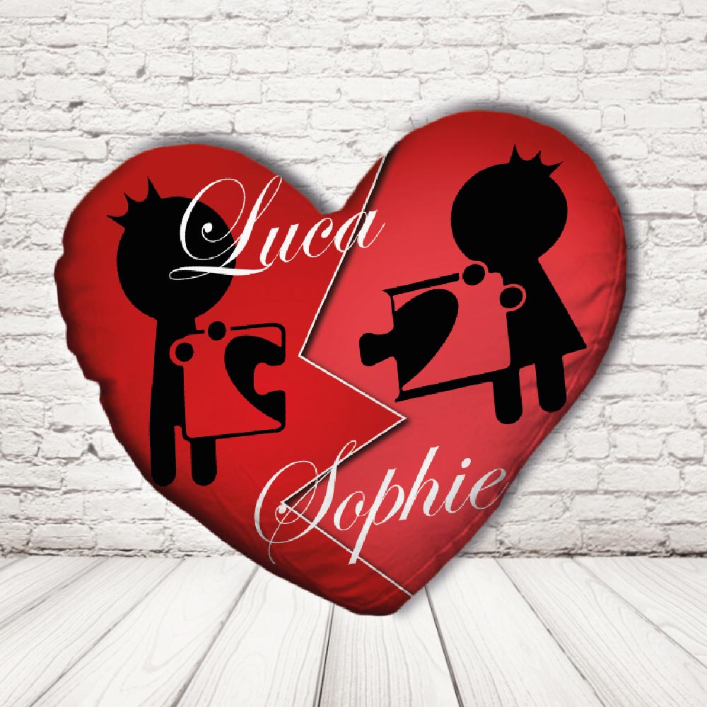 PUZZLE LOVE CUSCINO CUORE