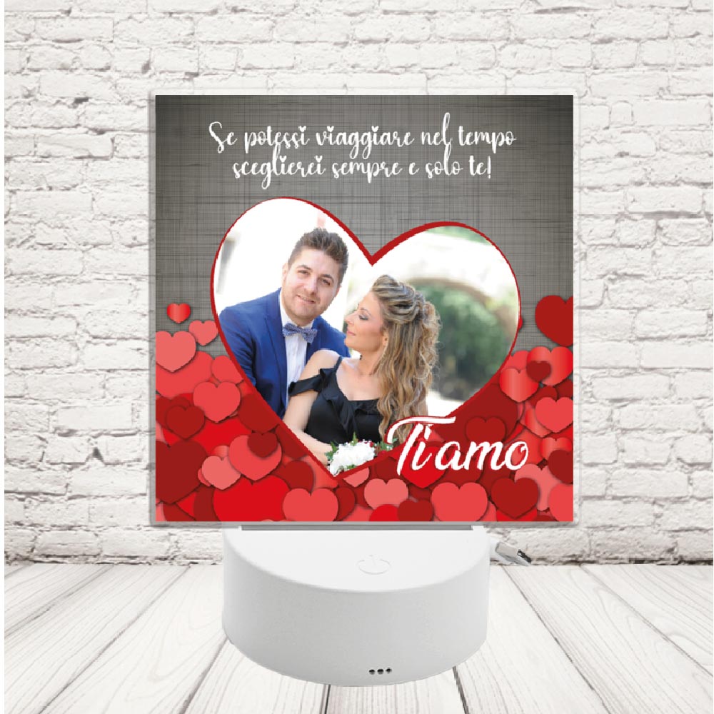 led ''ti amo'' cuori quad