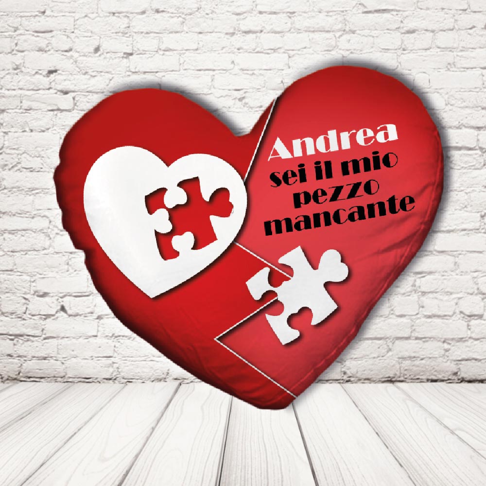 PEZZO MANCANTE CUSCINO CUORE